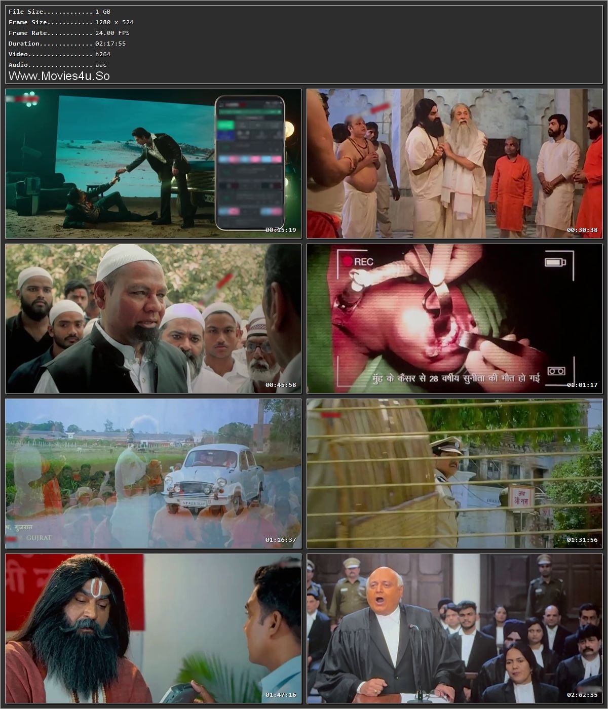 695 (2024) Hindi (Cleaned) HDTS 720p – 480p Screenshot