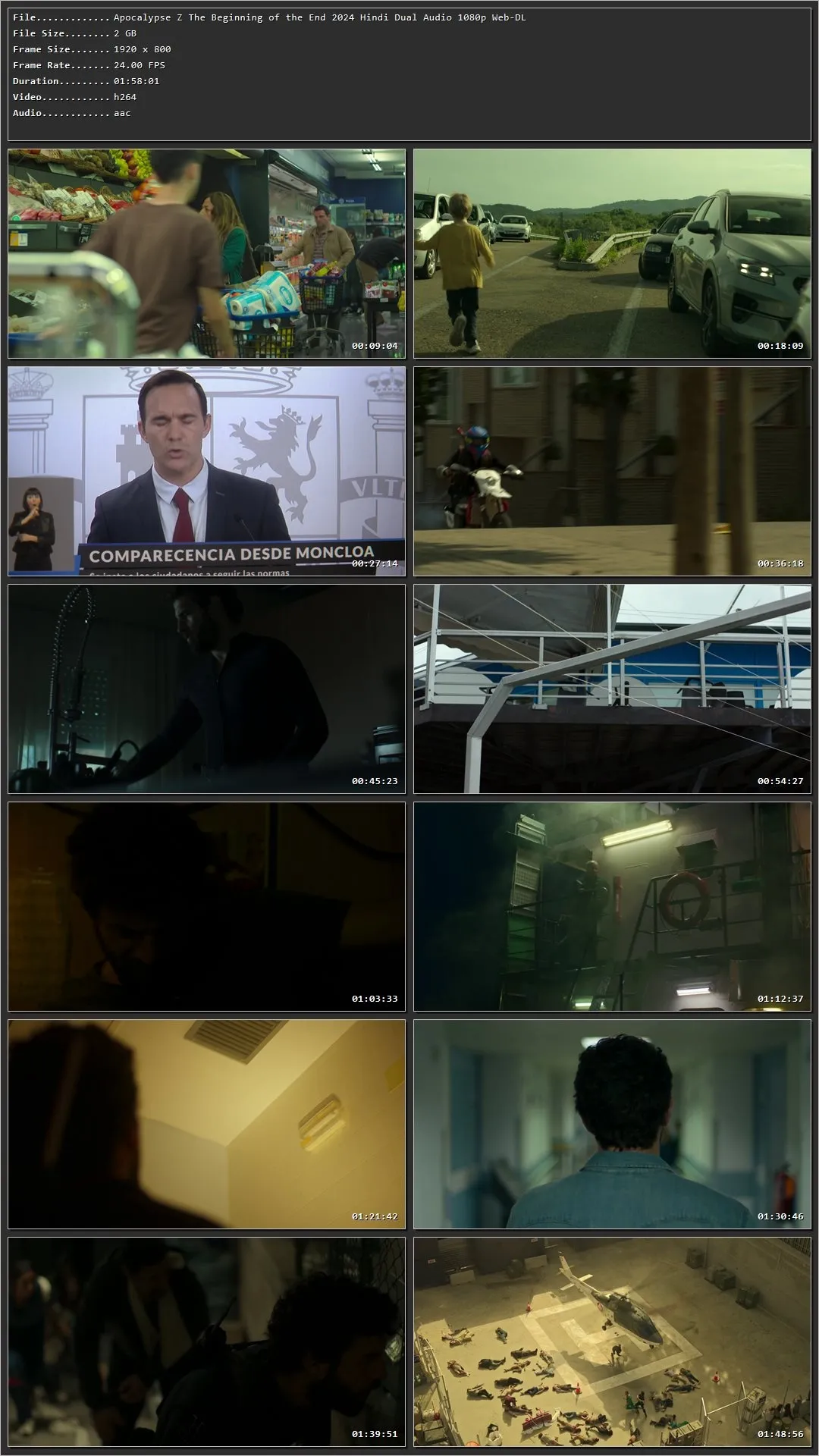 Apocalypse Z The Beginning of the End 2024 Hindi Dual Audio HDRip 1080p – 720p – 480p Screenshot