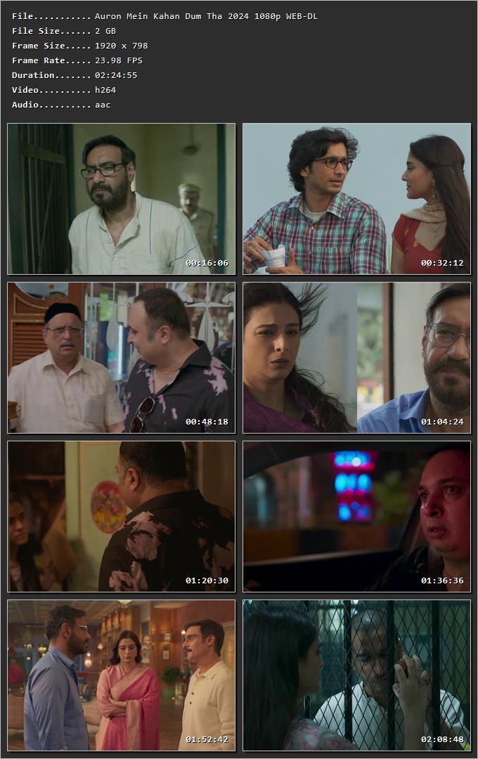 Auron Mein Kahan Dum Tha 2024 Hindi (ORG 5.1) HDRip 720p – 480p – 1080p Screenshot