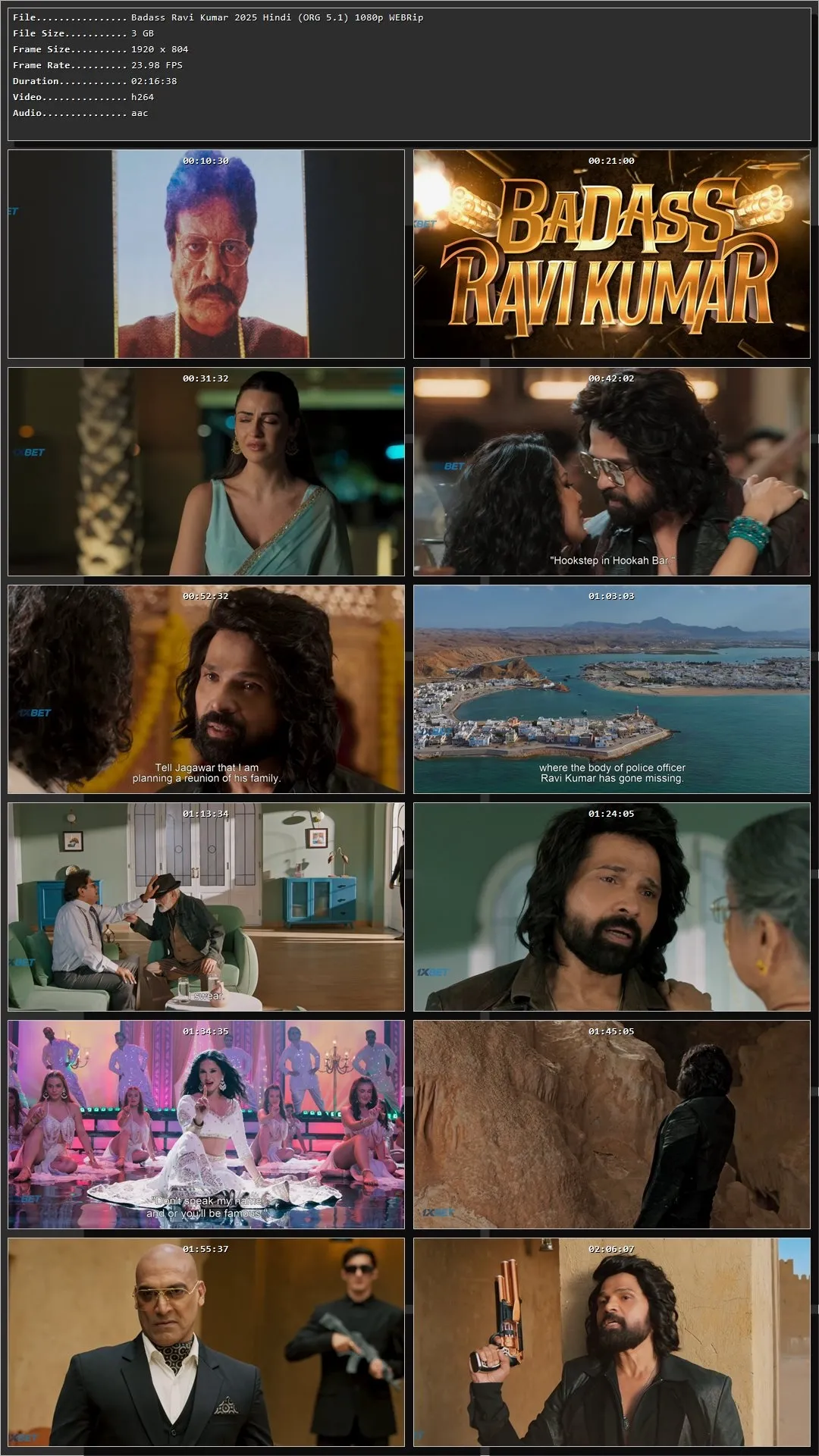 Badass Ravi Kumar (2025) Hindi HDRip 720p – 480p – 1080p Screenshot