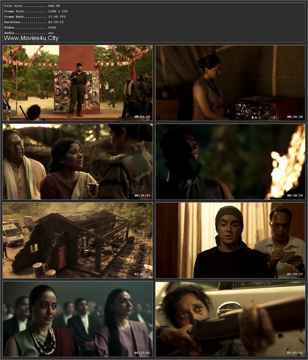Bastar: The Naxal Story 2024 Hindi HDRip 720p – 480p – 1080p Screenshot