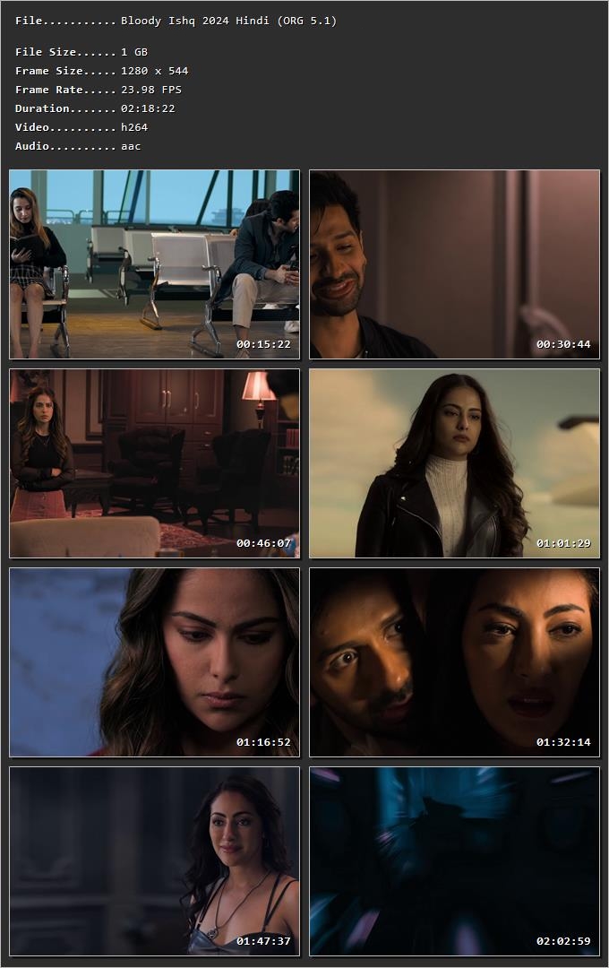 Bloody Ishq 2024 Hindi HDRip 720p – 480p – 1080p Screenshot