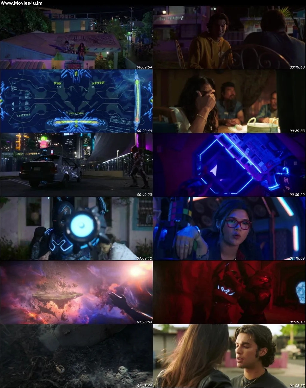 Blue Beetle 2023 Hindi (ORG) Dual Audio HDRip 720p – 480p Screenshot