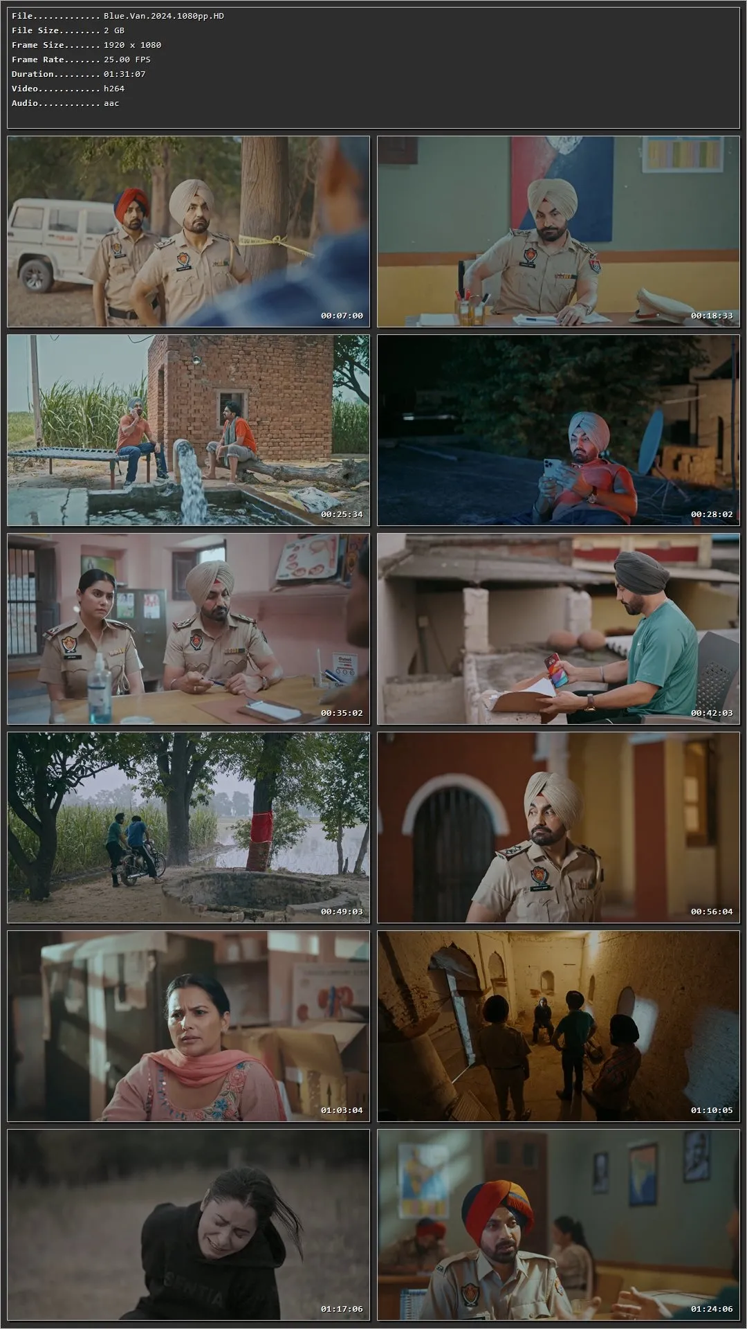 Blue Van (2024) Punjabi HDRip 720p – 480p – 1080p Screenshot