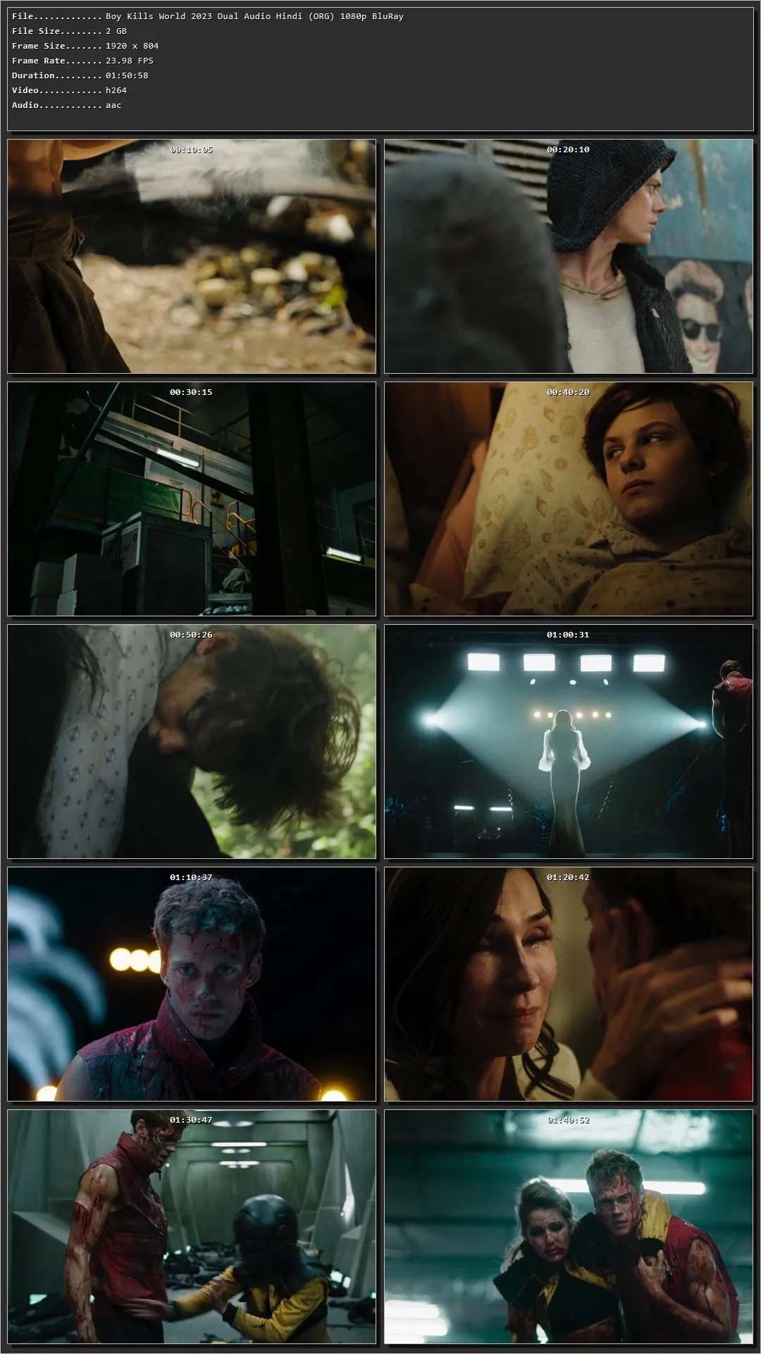 Boy Kills World 2023 Hindi Dual Audio HDRip 1080p – 720p – 480p Screenshot