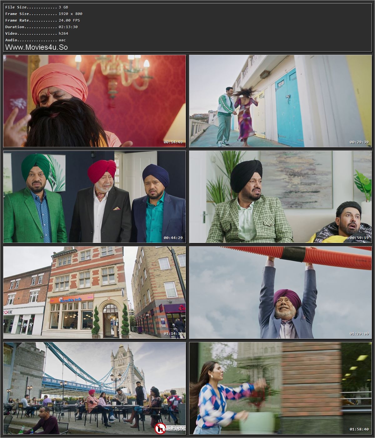 Carry on Jatta 3 2023 Punjabi HDRip | 720p | 480p Screenshot