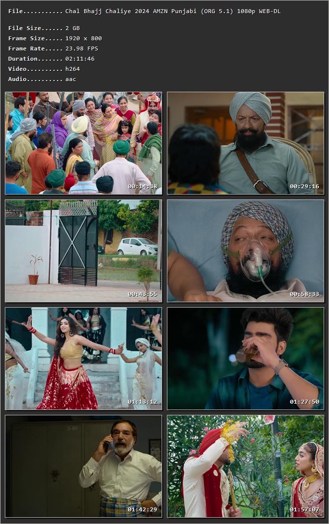 Chal Bhajj Chaliye 2024 Punjabi HDRip 720p – 480p – 1080p Screenshot