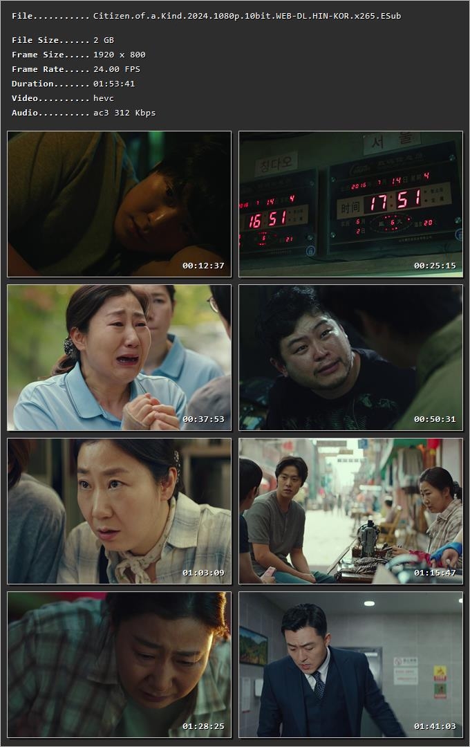 Citizen of a Kind (2024) Hindi Dual Audio HDRip 1080p – 720p – 480p Screenshot
