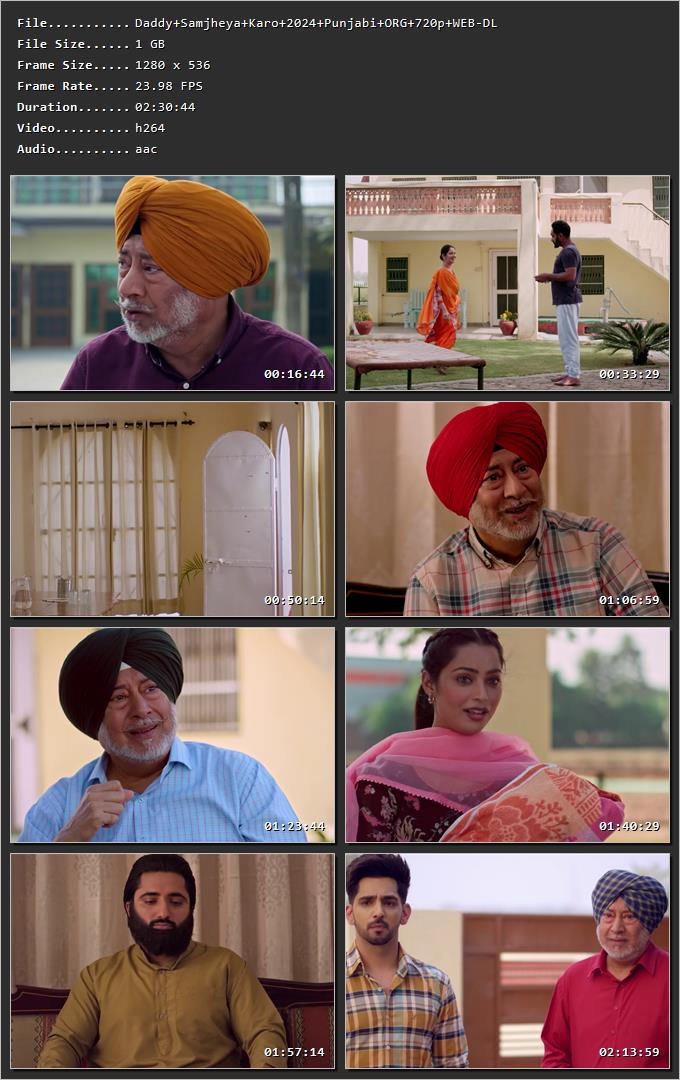 Daddy Samjheya Karo 2024 Punjabi HDRip 720p – 480p – 1080p Screenshot