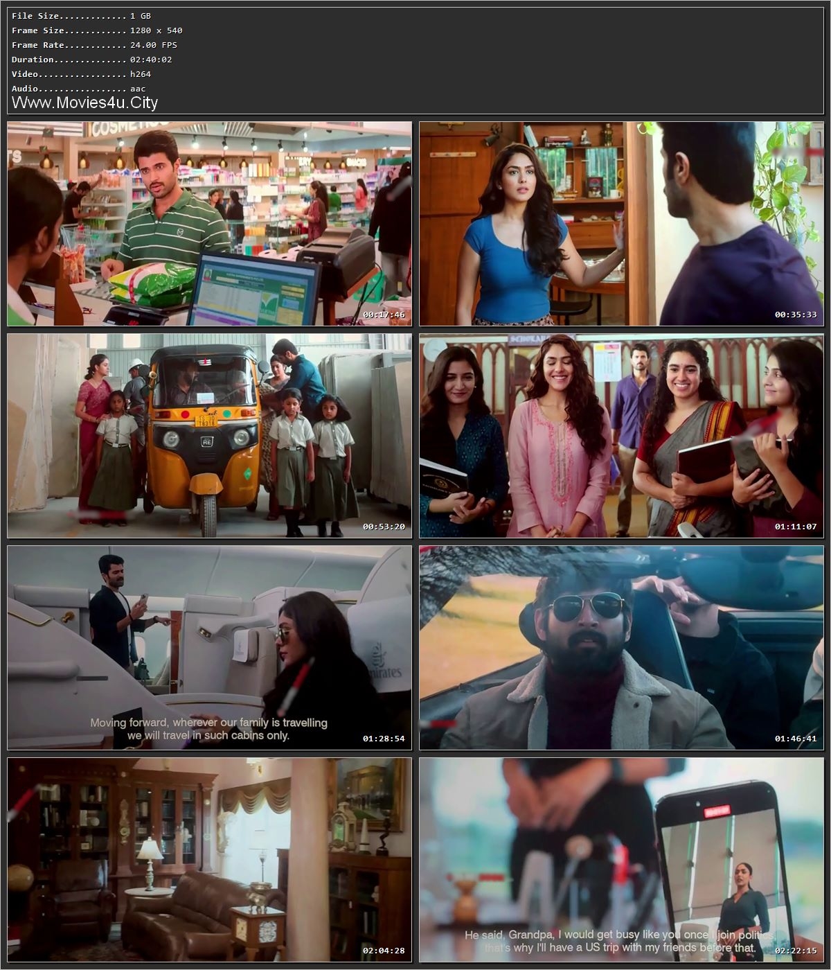 Family Star 2024 Hindi (Studio-Dub) Dual Audio HDTS 720p – 480p Screenshot