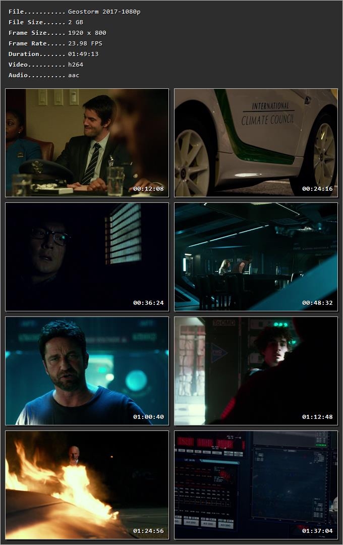 Geostorm (2017) Hindi Dual Audio HDRip 1080p – 720p – 480p Screenshot