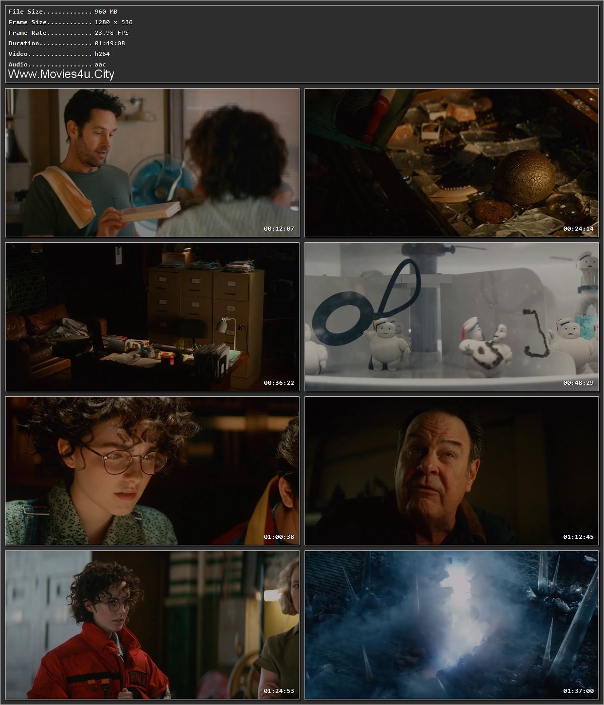 Ghostbusters: Frozen Empire (2024) (Cleaned) Hindi Dual Audio HDRip 1080p – 720p – 480p Screenshot