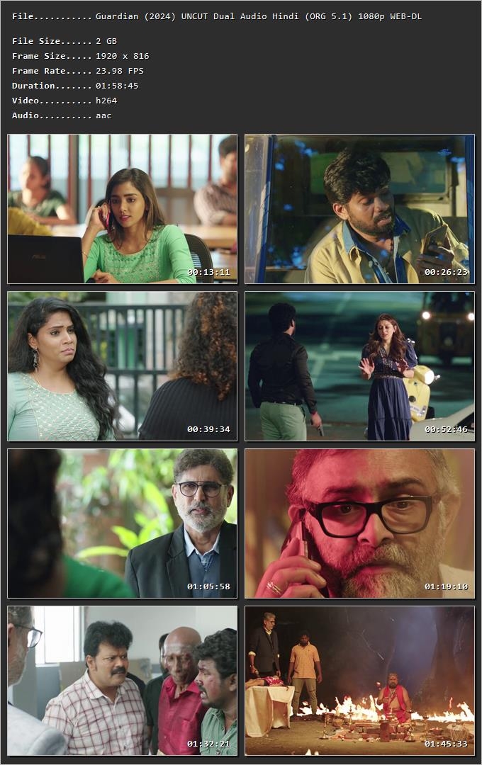 Guardian 2024 [Hindi + Tamil] HDRip 720p – 480p – 1080p Screenshot