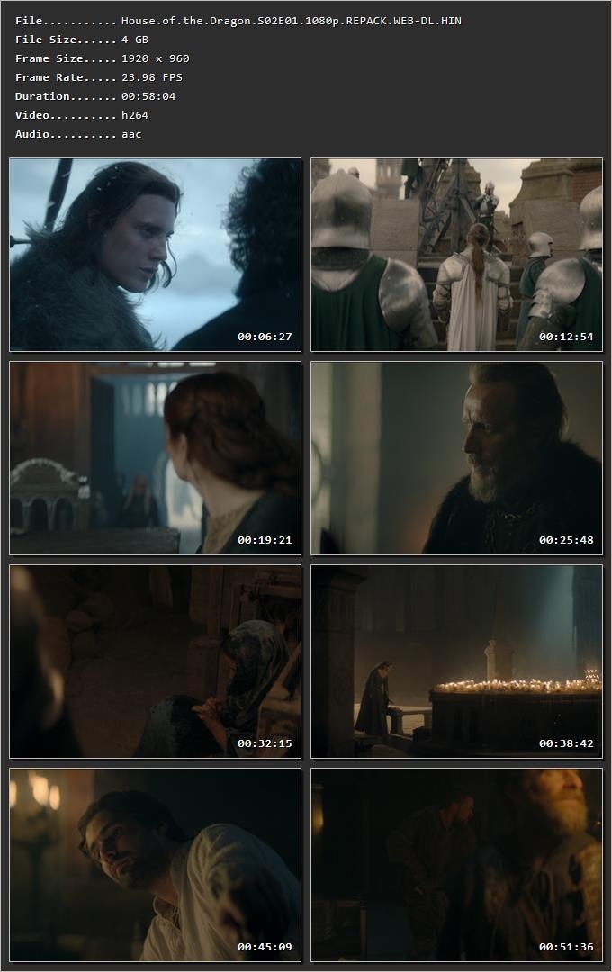 House of the Dragon (2024) (Season 2) Hindi HDRip 720p – 480p – 1080p – Episode 1 Added Screenshot