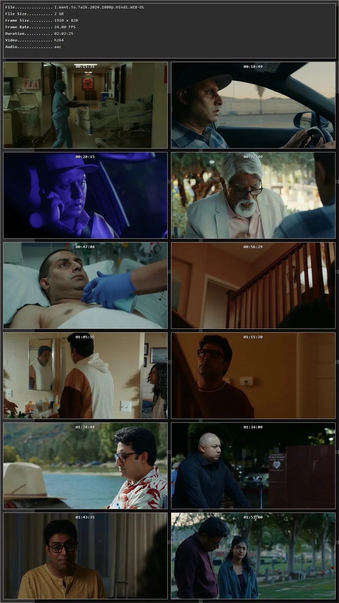 I Want To Talk 2024 Hindi HDRip 720p – 480p – 1080p Screenshot