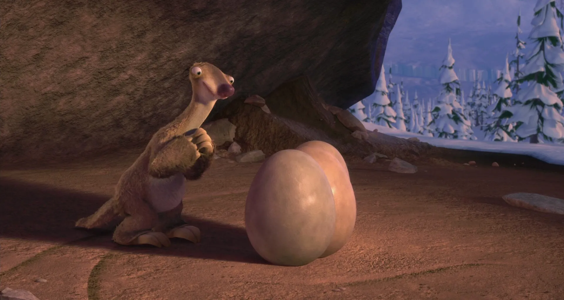 Ice Age Dawn Of The Dinosaurs (2009) 100mb Hindi Dual Audio movie Hevc BRRip Download Screenshot