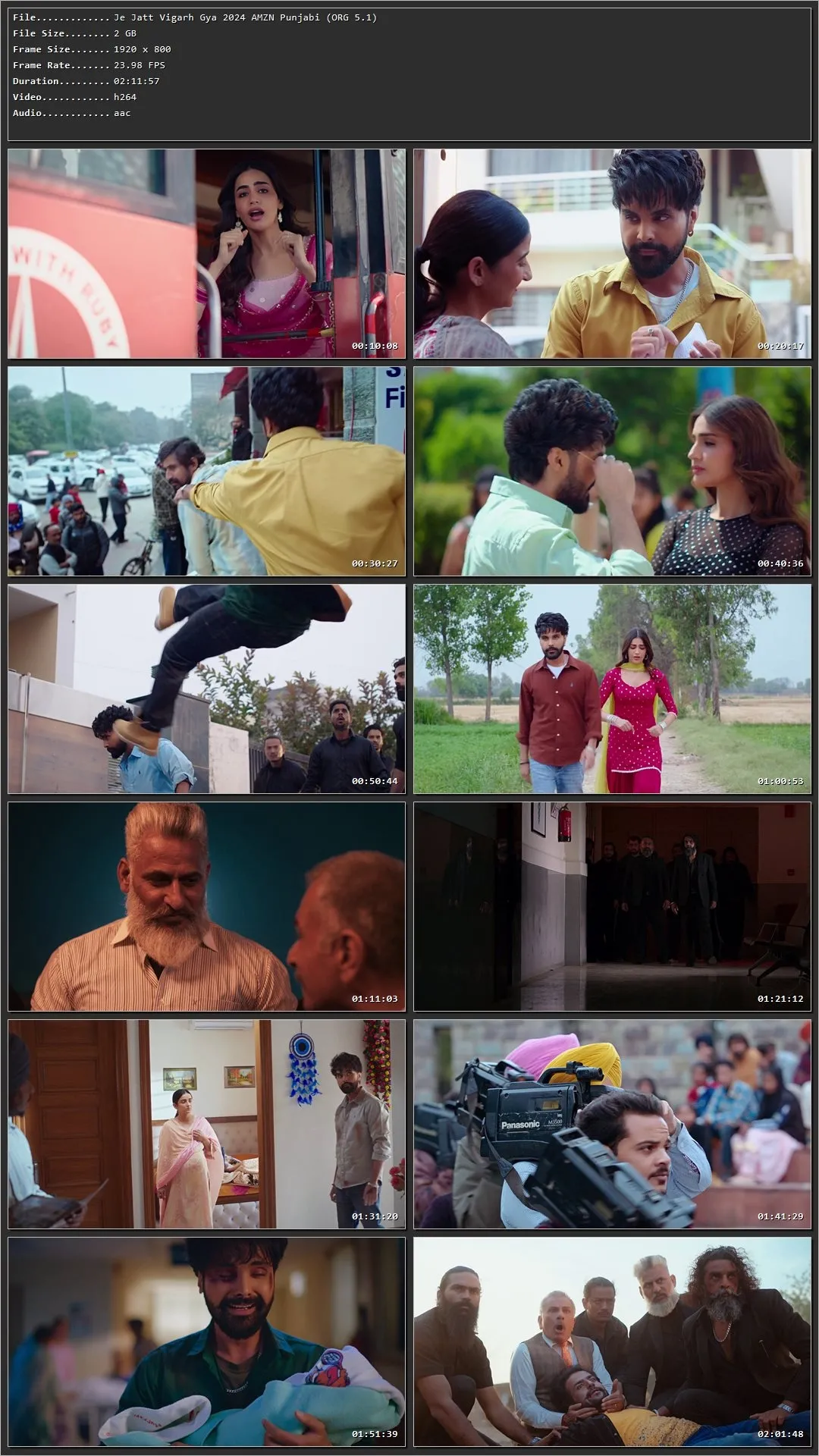 Je Jatt Vigarh Gya 2024 Punjabi HDRip 720p – 480p – 1080p Screenshot