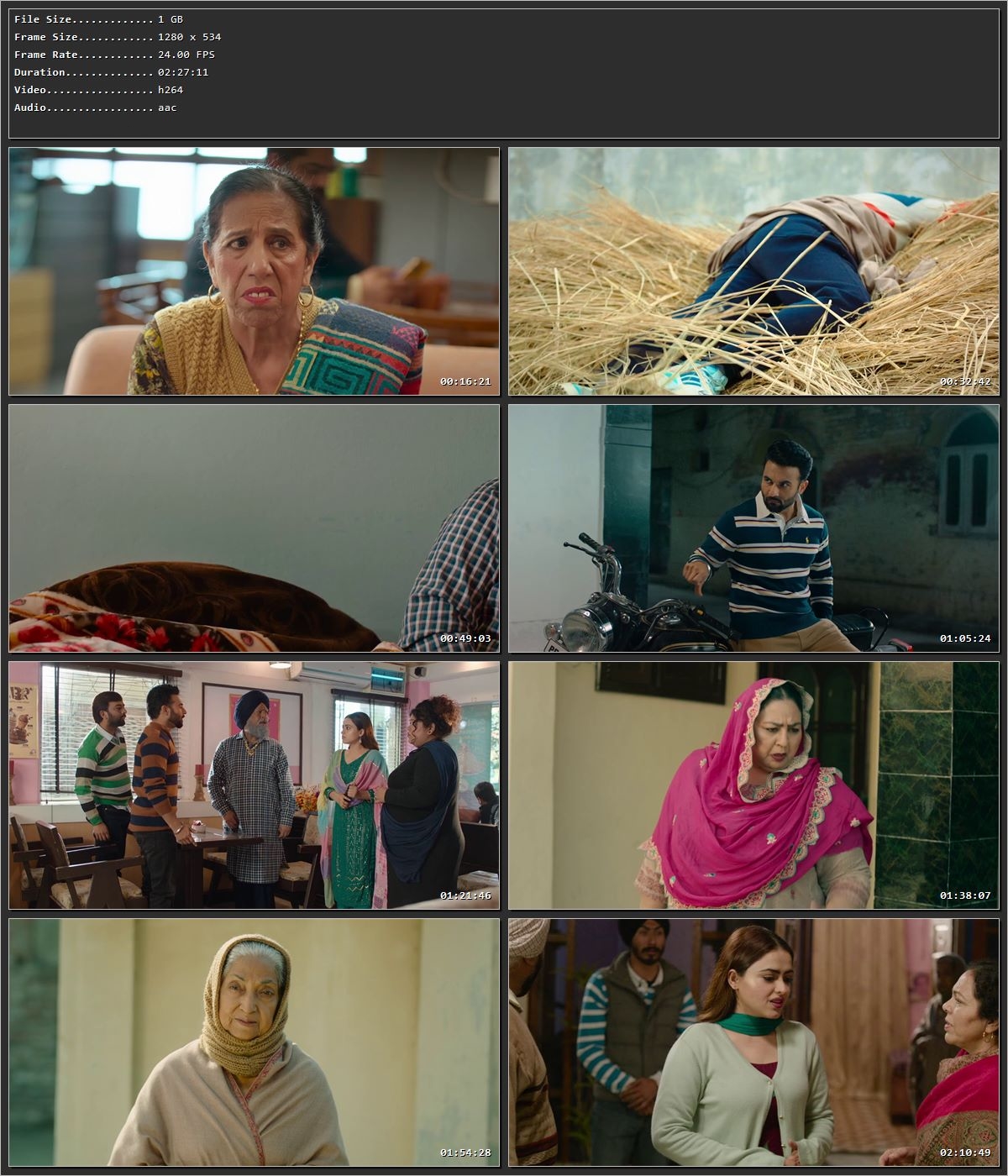 Kade Dade Diyan Kade Pote Diyan 2023 Punjabi HDRip 720p – 480p Screenshot