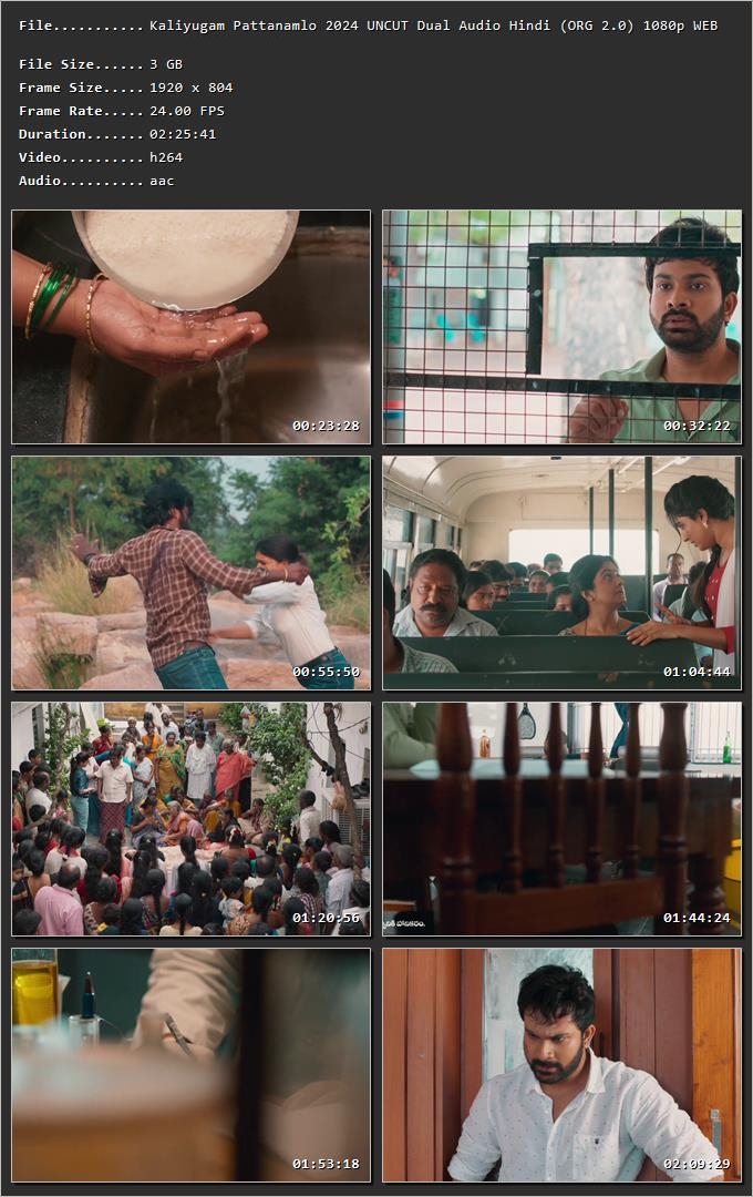 Kaliyugam Pattanamlo 2024 [Hindi + Telugu] HDRip 720p – 480p – 1080p Screenshot