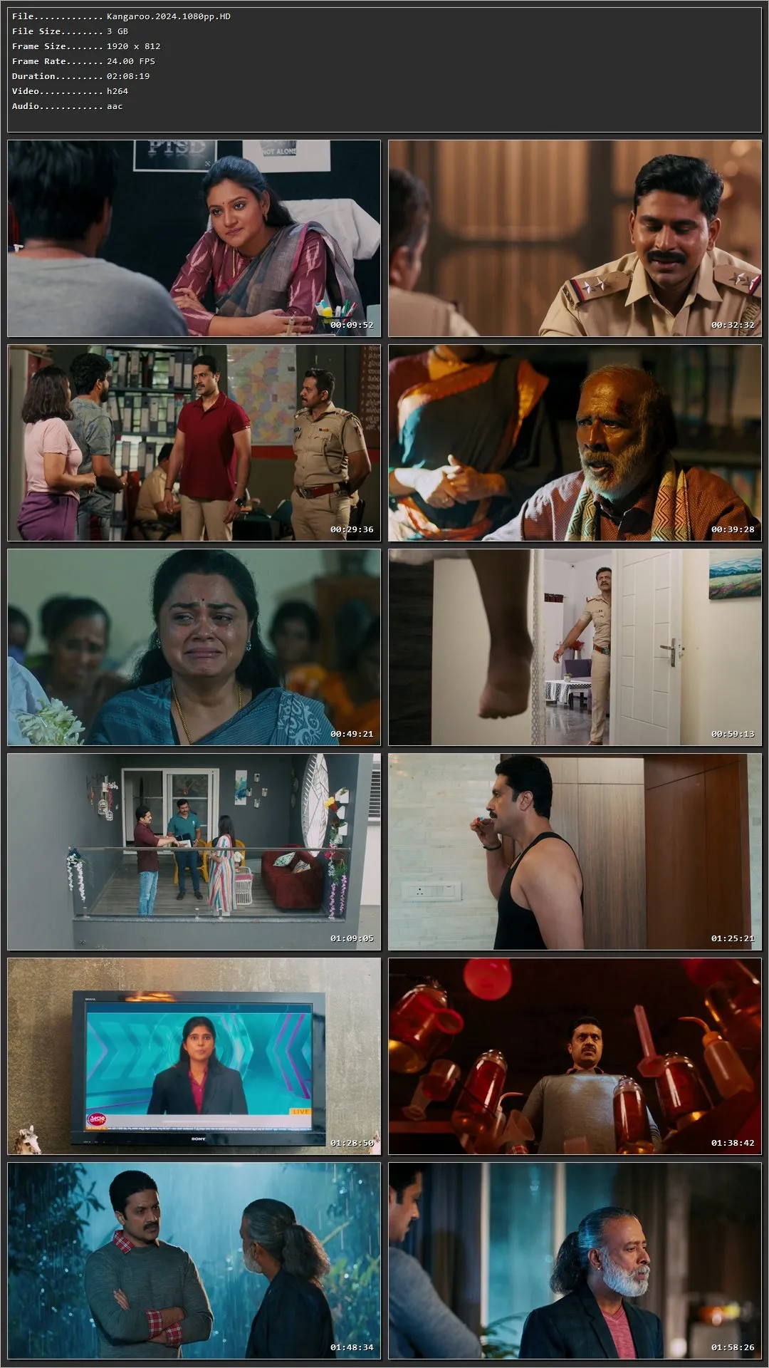 Kangaroo (2024) (Hindi – Kannada) HDRip 720p – 480p – 1080p Screenshot