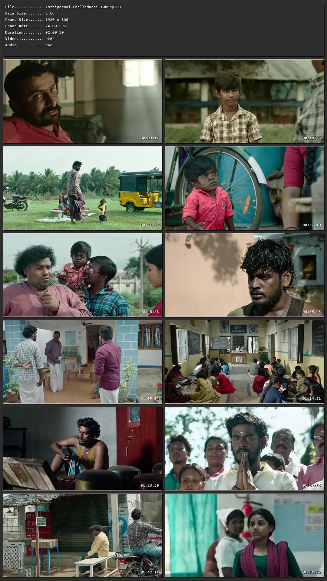 Kozhipannai Chelladurai (2024) (Hindi – Tamil) HDRip 720p – 480p – 1080p Screenshot