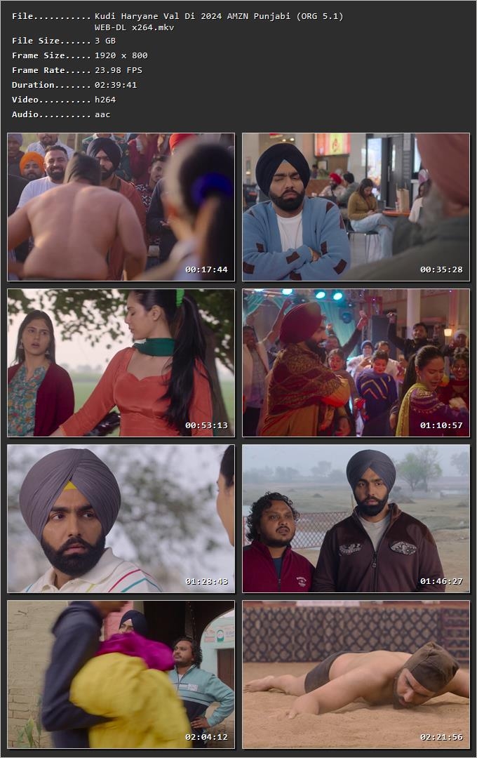 Kudi Haryane Val Di 2024 Punjabi HDRip 720p – 480p – 1080p Screenshot