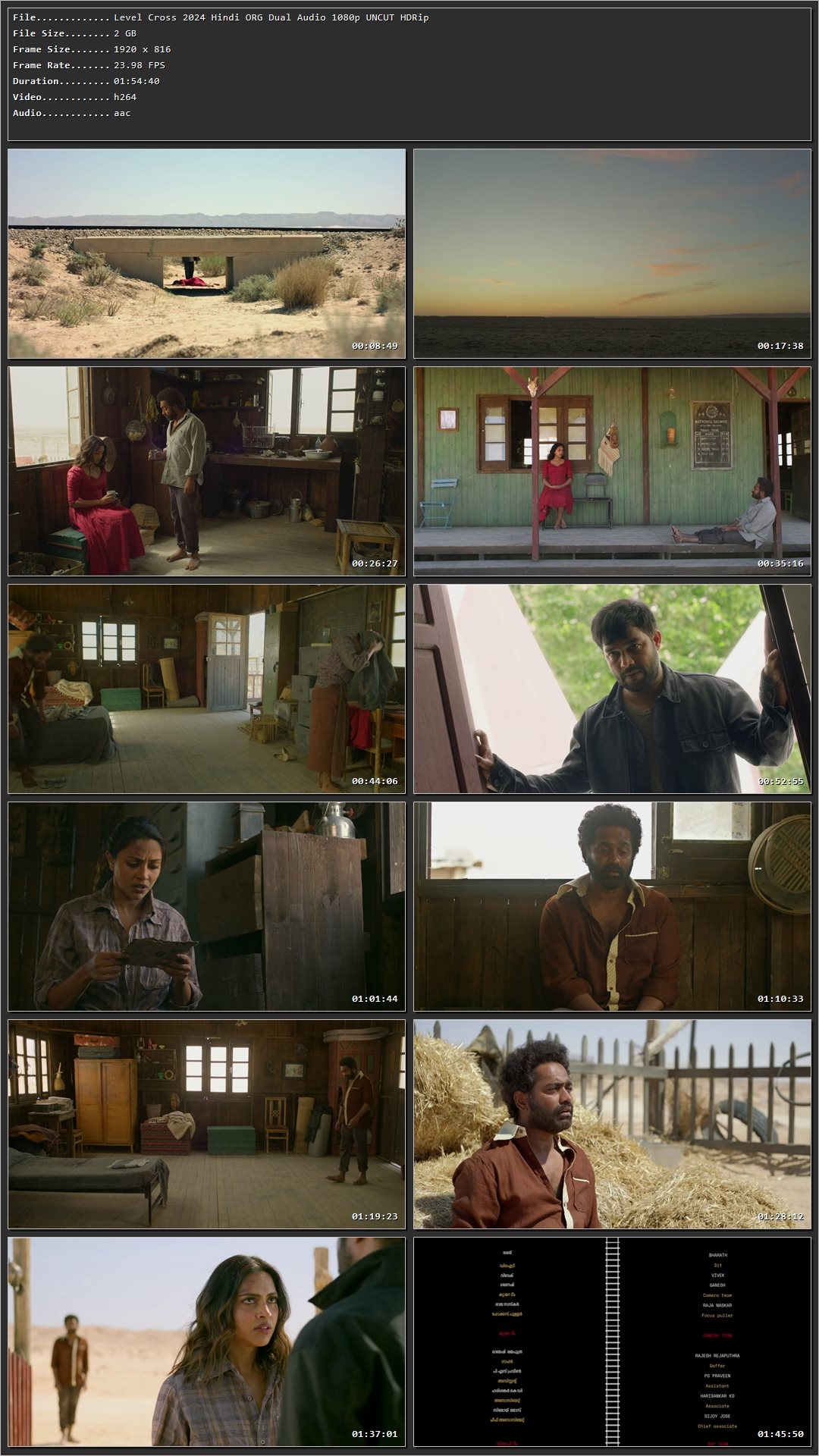 Level Cross 2024 Hindi Dual Audio HDRip 1080p – 720p – 480p Screenshot