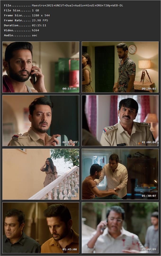 Maestro 2021 Hindi Dual Audio HDRip 1080p – 720p – 480p Screenshot