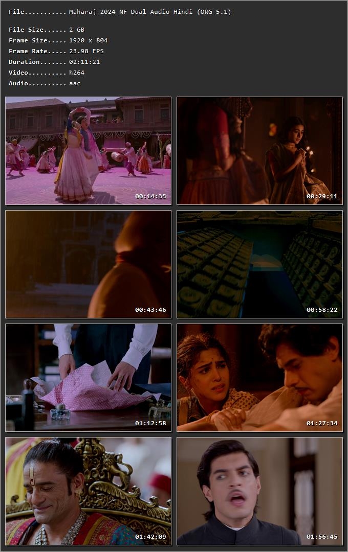 Maharaj 2024 Hindi Dual Audio HDRip 1080p – 720p – 480p Screenshot
