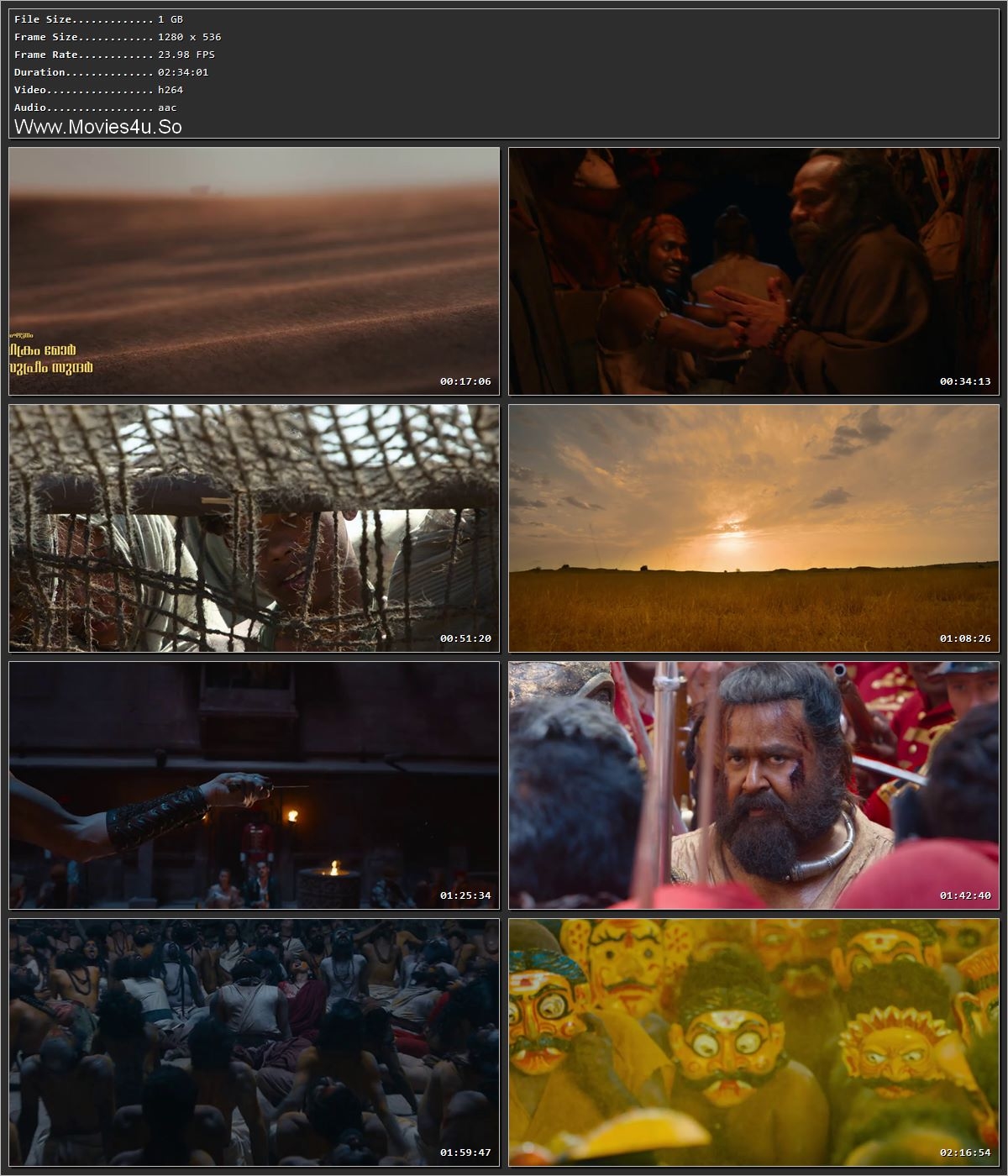 Malaikottai Vaaliban 2024 (Hindi – Malayalam) Dual Audio UnCut HDRip 720p – 480p Screenshot