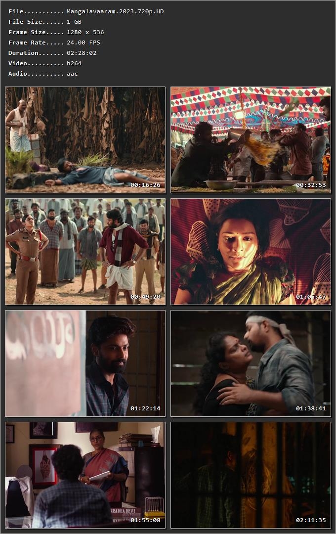 Mangalavaaram 2023 Hindi (Org) Dual Audio HDRip 720p – 480p Screenshot