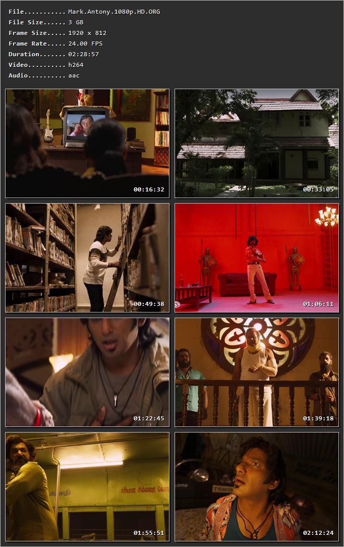 Mark Antony (2023) [Hindi + Tamil] HDRip 720p – 480p – 1080p Screenshot