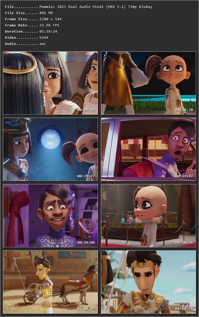 Mummies 2023 Hindi Dual Audio HDRip 1080p – 720p – 480p Screenshot