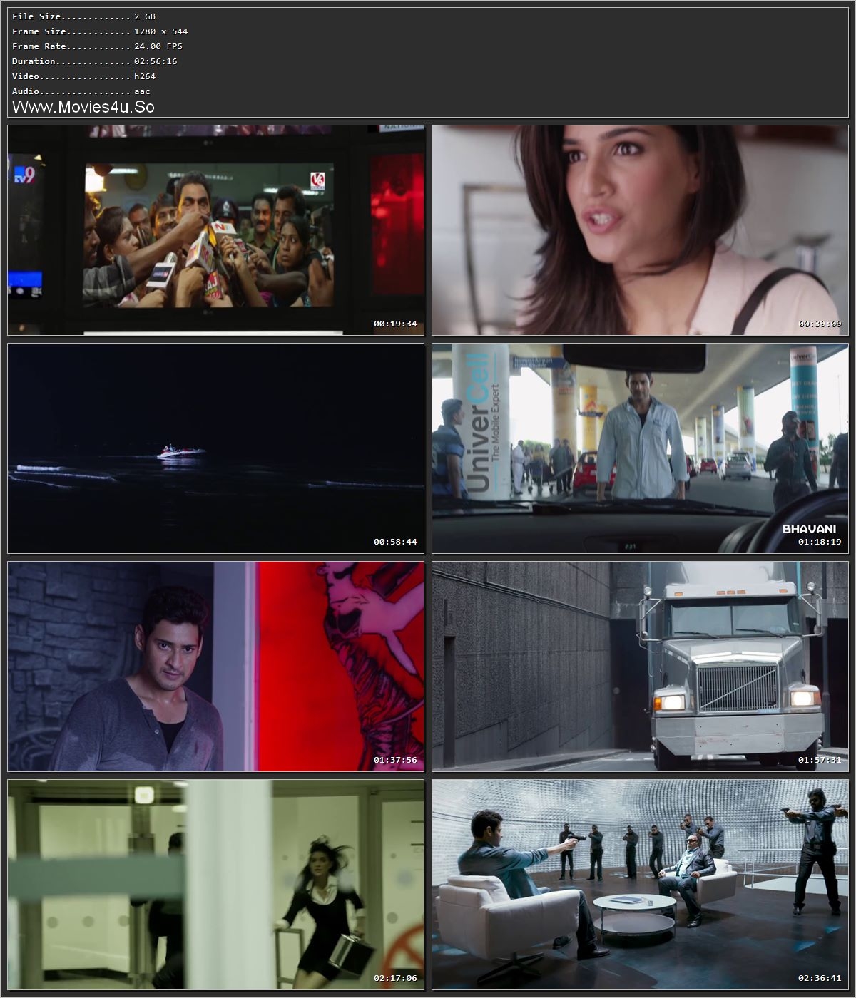 Nenokkadine (Ek Ka Dum) (2014) [Hindi + Telugu] HDRip 720p – 480p Screenshot