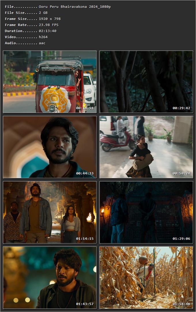 Ooru Peru Bhairavakona 2024 [Hindi + Telugu] HDRip 720p – 480p – 1080p Screenshot