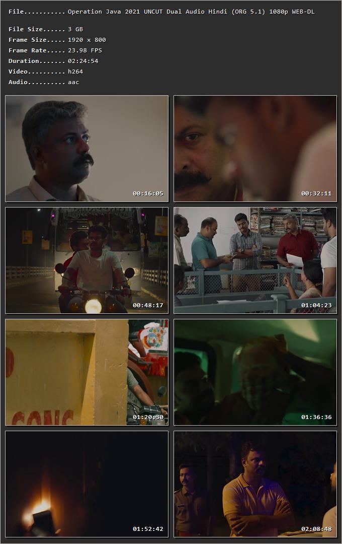 Operation Java 2021 [Hindi + Malayalam] HDRip 720p – 480p – 1080p Screenshot