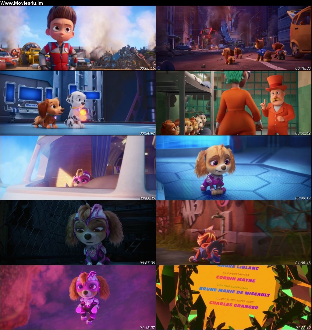 PAW Patrol: The Mighty Movie 2023 Hindi (ORG) Dual Audio HDRip 720p – 480p Screenshot