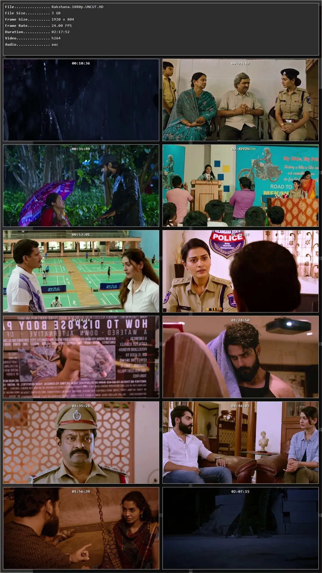 Rakshana (2024) [Hindi + Telugu] HDRip 720p – 480p – 1080p Screenshot