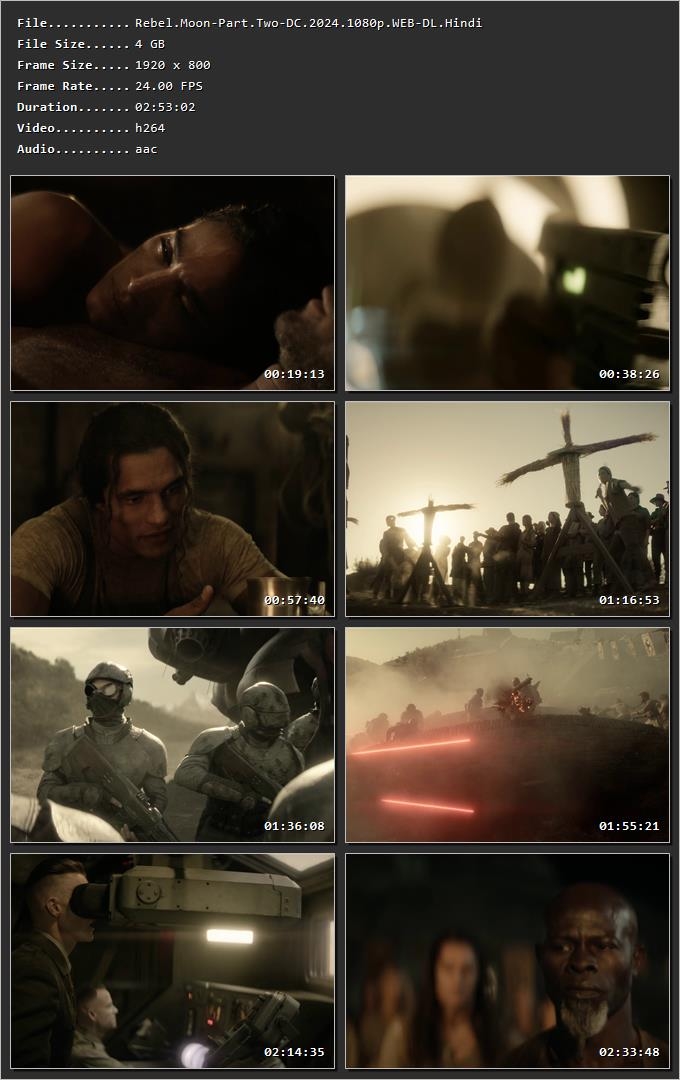 Rebel Moon – Part Two: The Scargiver (2024) Hindi Dual Audio HDRip uncut 1080p – 720p – 480p Screenshot