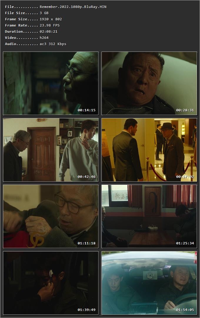 Remember (2022) Hindi Dual Audio HDRip 1080p – 720p – 480p Screenshot