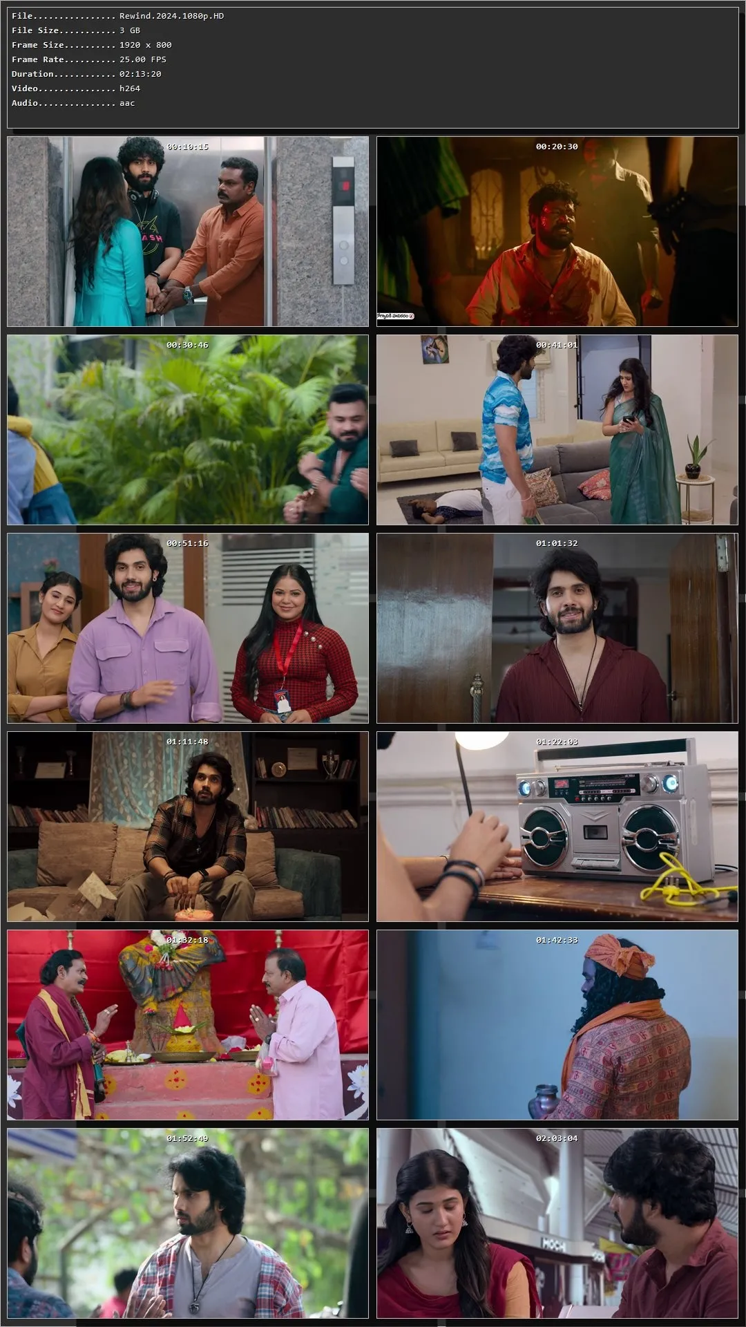 Rewind (2024) [Hindi + Telugu] HDRip 720p – 480p – 1080p Screenshot