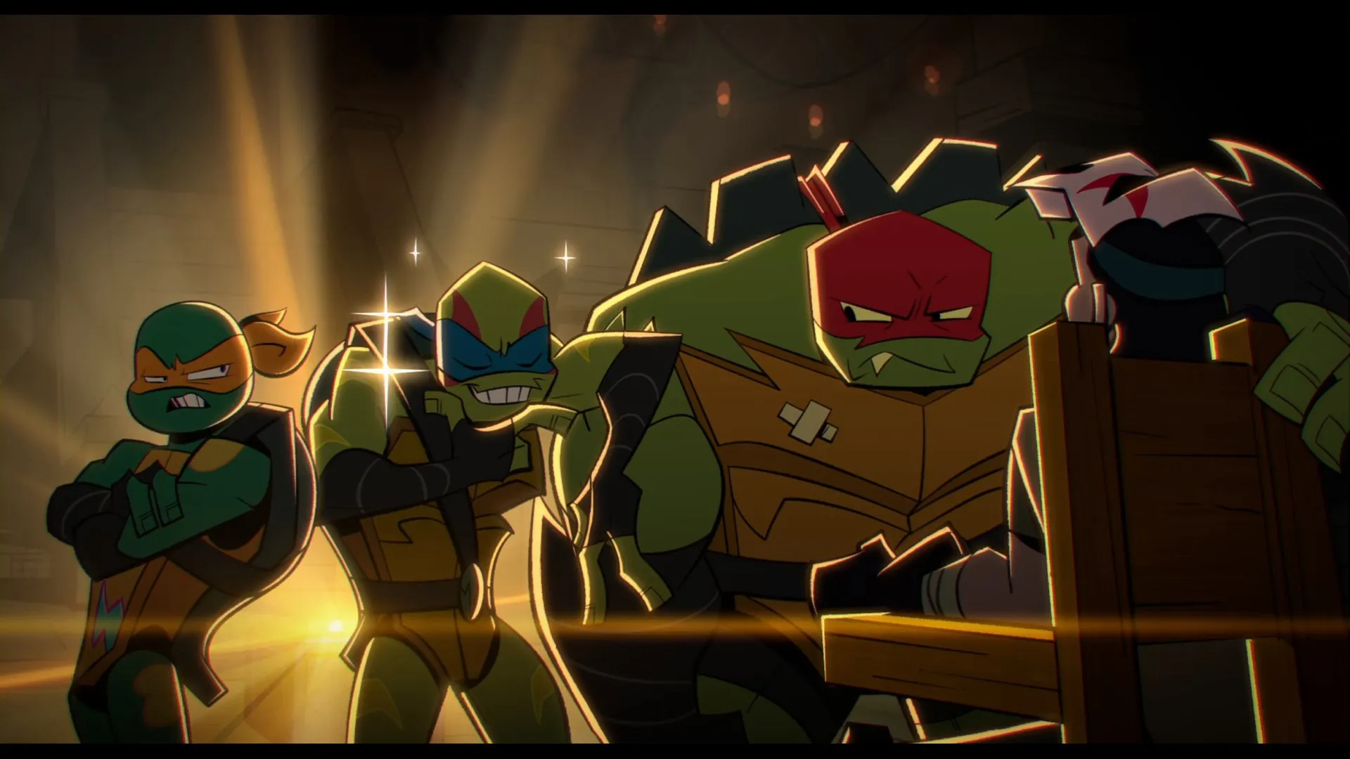 Rise of the Teenage Mutant Ninja Turtles: The Movie (2022) Hindi Dual Audio HDRip 720p – 480p Screenshot
