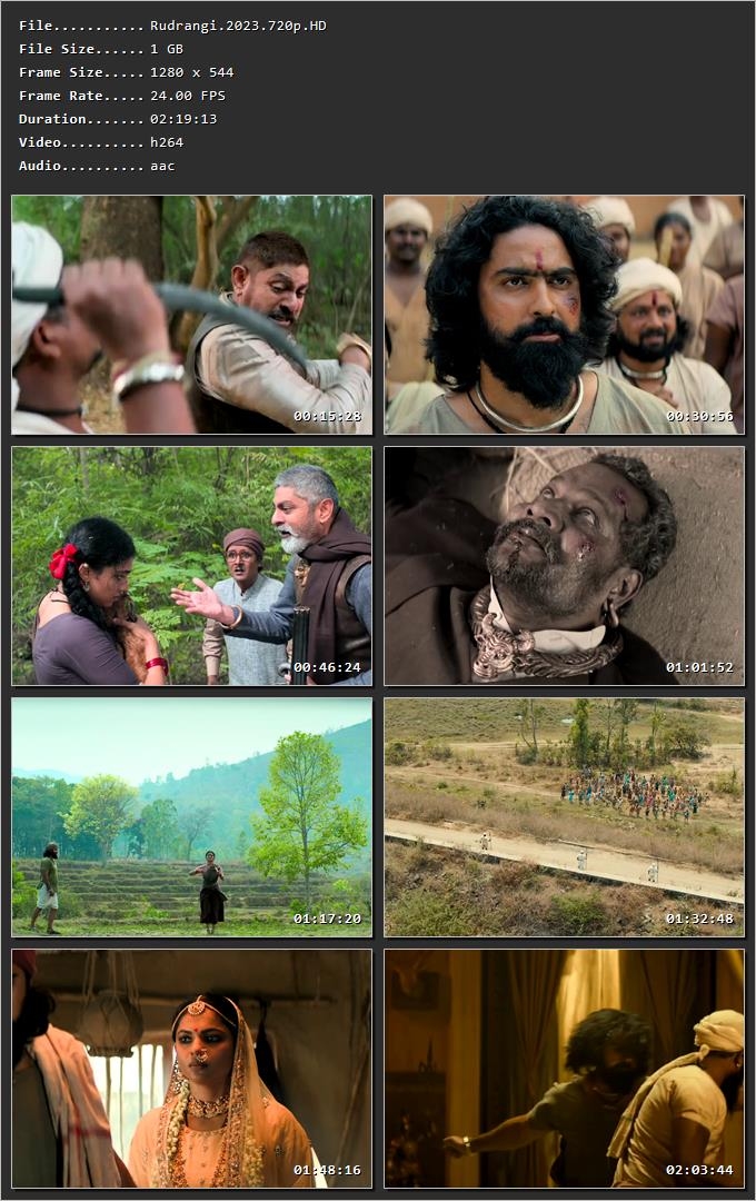Rudrangi (2023) [Hindi + Telugu] HDRip 720p – 480p – 1080p Screenshot