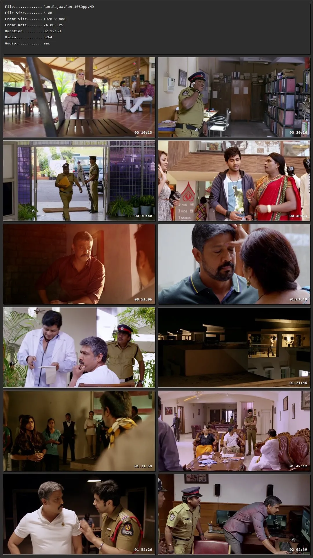 Run Raja Run (2014) (Hindi – Telugu) HDRip 720p – 480p – 1080p Screenshot