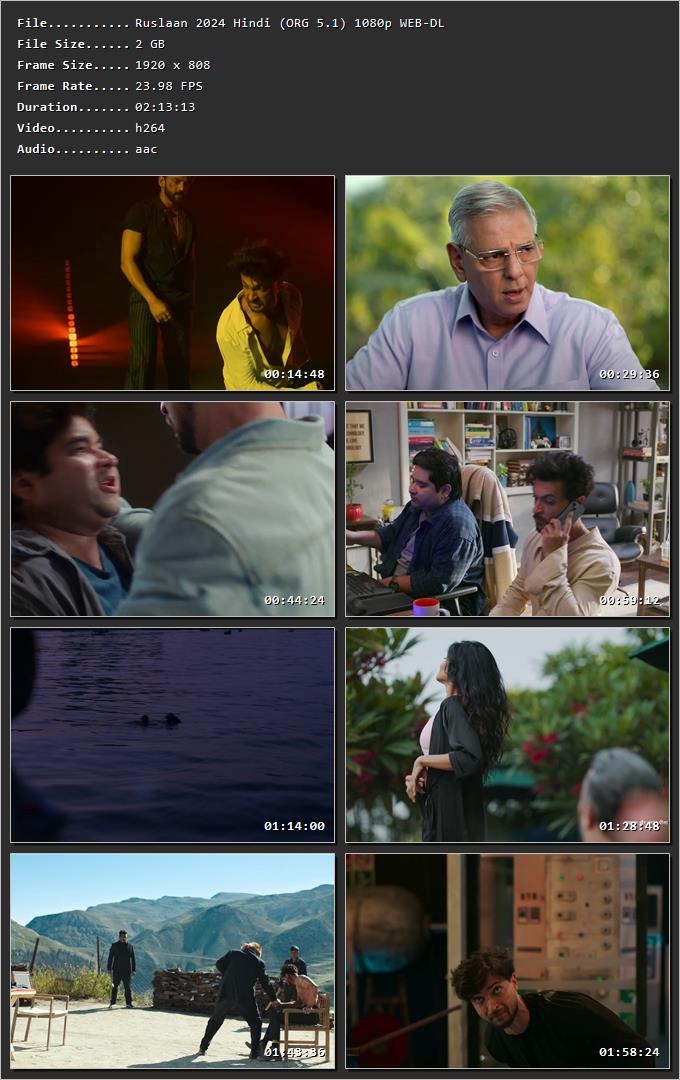 Ruslaan 2024 Hindi HDRip 720p – 480p – 1080p Screenshot