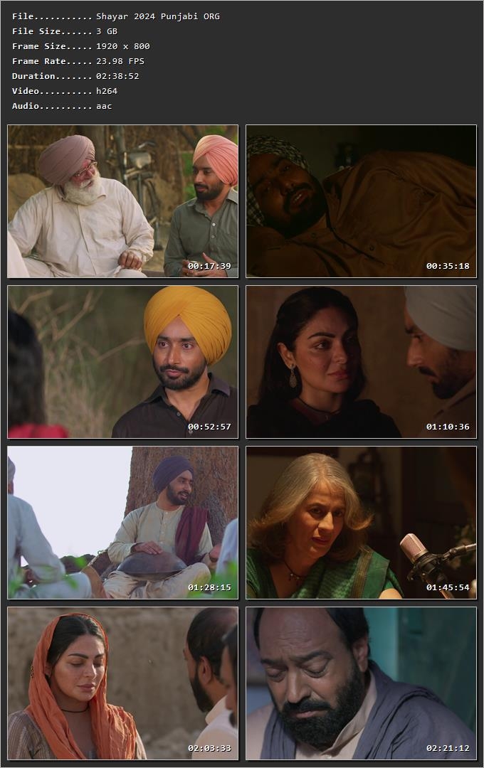 Shayar 2024 Punjabi HDRip 720p – 480p – 1080p Screenshot