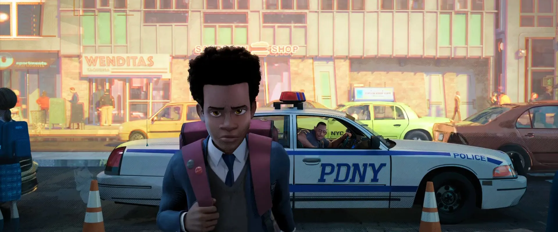 Spider-Man: Into the Spider-Verse (2018) Hindi (Org) Dual Audio 480p BluRay 400MB Screenshot