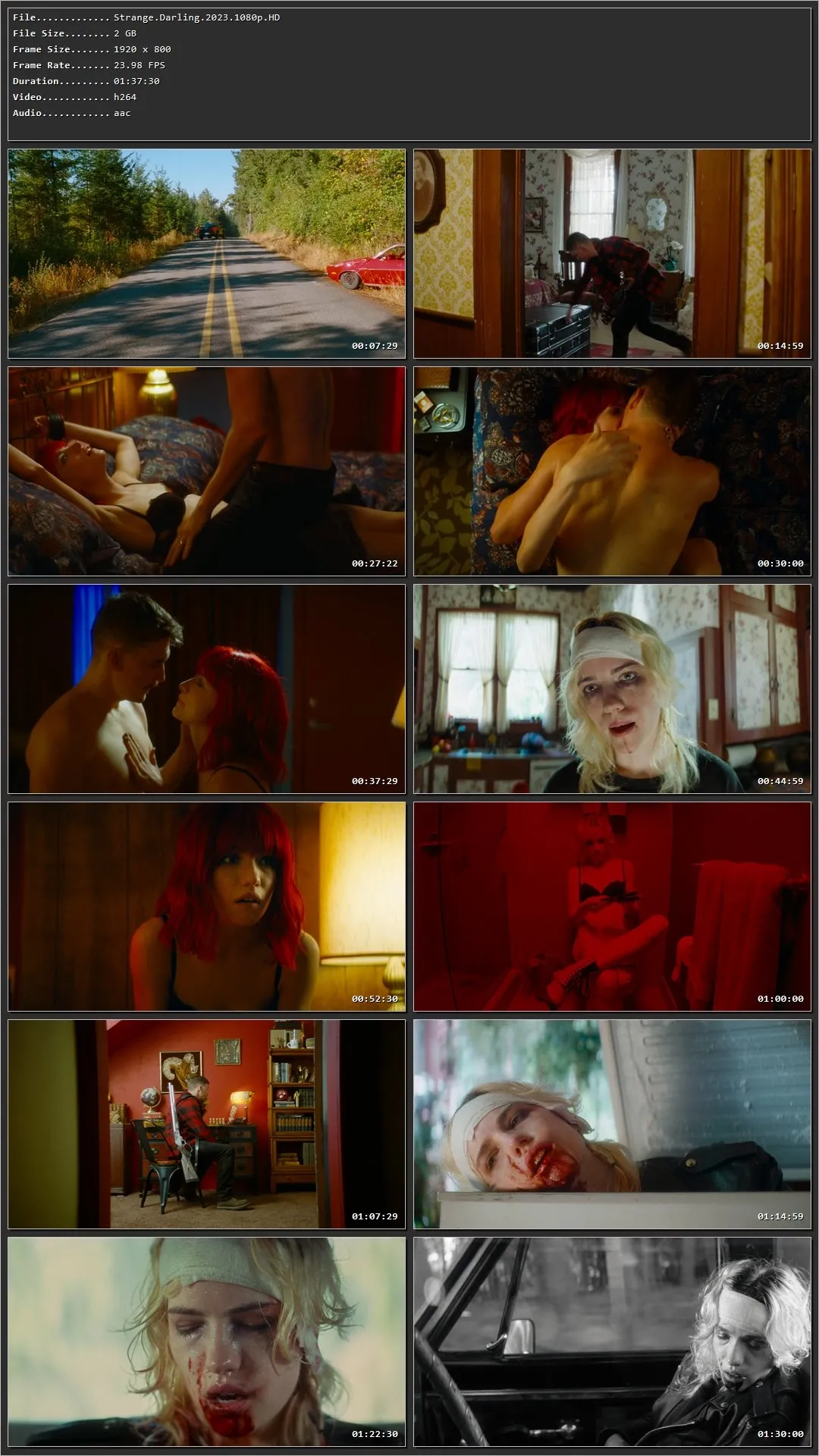 Strange Darling (2023) Hindi Dual Audio HDRip 1080p – 720p – 480p Screenshot