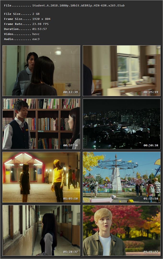 Student A (2018) Hindi Dual Audio HDRip 1080p – 720p – 480p Screenshot