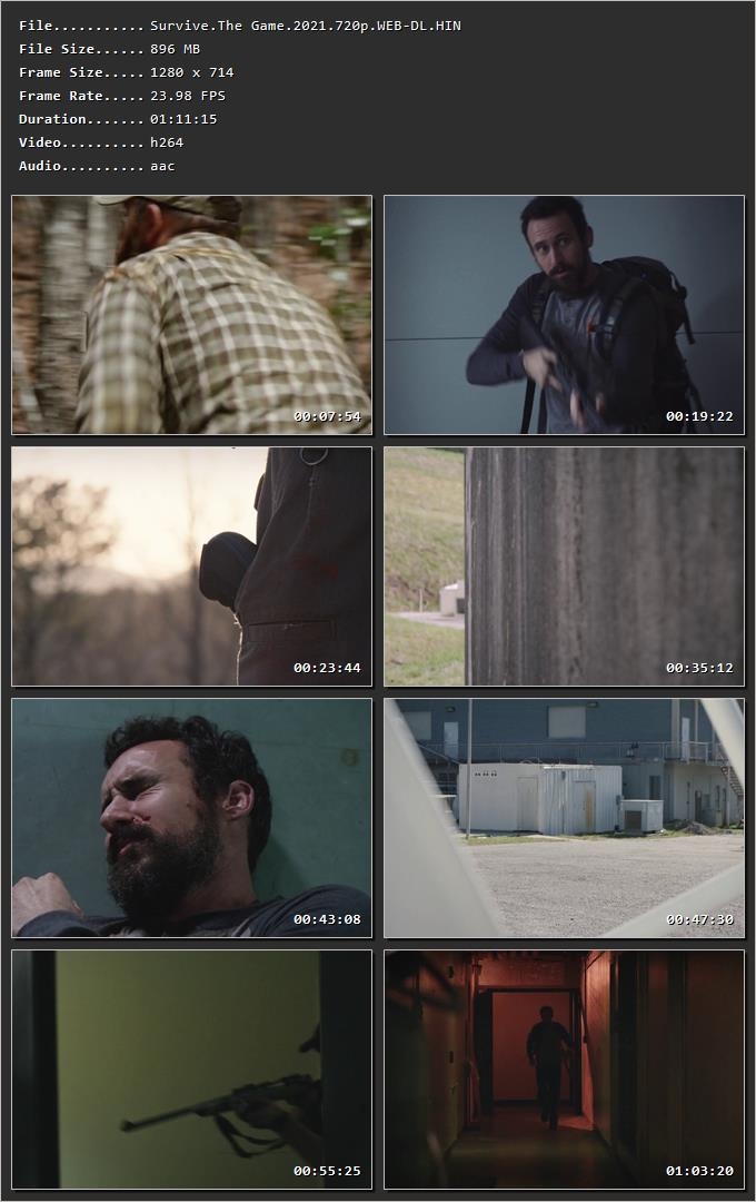 Survive the Game (2021) Hindi Dual Audio HDRip 720p – 480p Screenshot